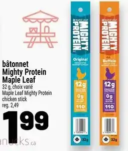 Metro bâtonnet Mighty Protein Maple Leaf offer