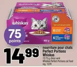 Metro nourriture pour chats Perfect Portions Whiskas offer