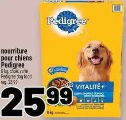 Metro nourriture pour chiens Pedigree offer
