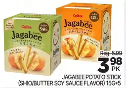 H-Mart JAGABEE POTATO STICK (SHIO/BUTTER SOY SAUCE FLAVOR) offer