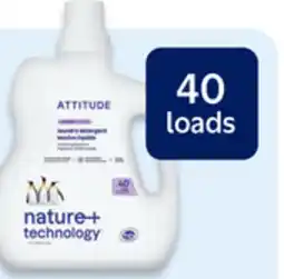 Walmart Attitude Nature + Technology laundry detergent offer