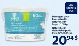 Walmart Nature Clean dishwasher pods offer