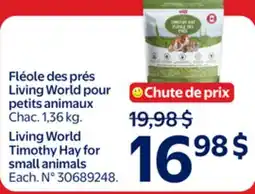 Walmart Living World Timothy Hay for small animals offer