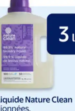 Walmart Nature Clean liquid laundry detergent offer