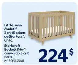 Walmart Storkcraft Beckett 3-in-1 convertible crib offer
