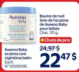 Walmart Aveeno Baby eczema care nighttime balm offer