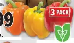 Metro ASSORTED COLOUR SWEET PEPPERS offer