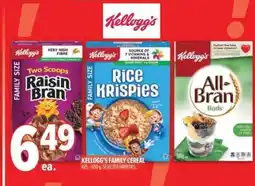 Metro Kellogg's family cereal offer