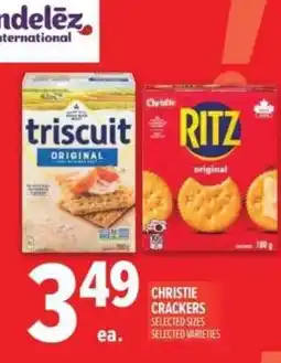 Metro Christie crackers offer