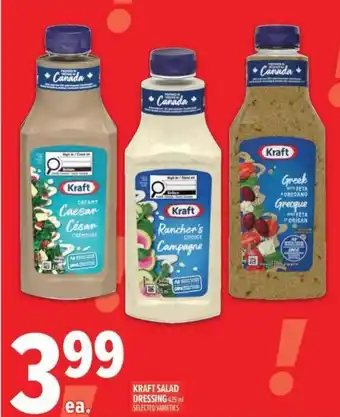 Metro Kraft salad dressing offer