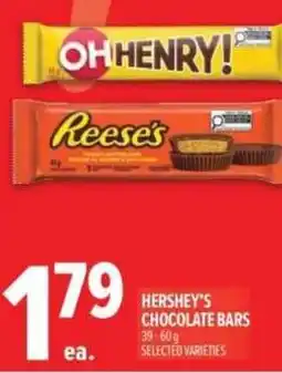 Metro Hershey's chocolate bars offer