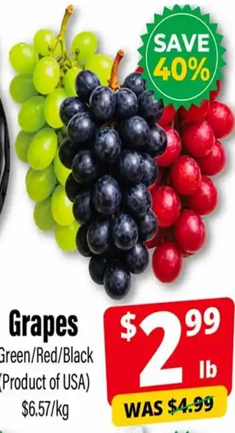 Iqbal Foods Grapes offer