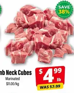 Iqbal Foods Lamb Neck Cubes Marinated offer