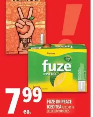 Metro Fuze or peace iced tea offer