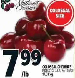 Metro Colossal cherries offer