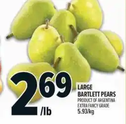 Metro Large bartlett pears offer