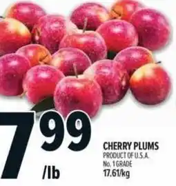 Metro Cherry plums offer