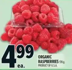 Metro Organic raspberries offer