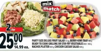 Metro Party size deluxe fruit salad offer