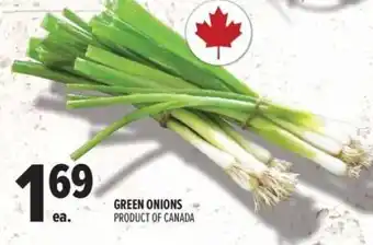 Metro Green onions offer