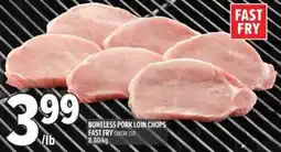 Metro Boneless pork loin chops fast fry offer