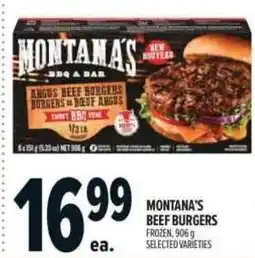 Metro Montana's beef burgers offer