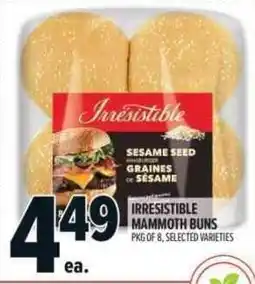 Metro Irresistible mammoth buns offer