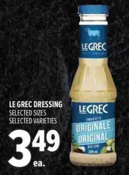 Metro Le grec dressing offer
