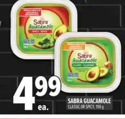 Metro Sabra guacamole classic or spicy offer
