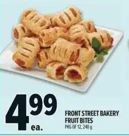 Metro Front street bakery fruit bites offer