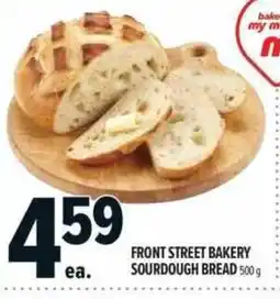 Metro Front street bakery sourdough bread offer