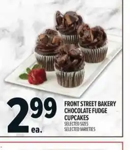 Metro Front street bakery chocolate fudge cupcakes offer