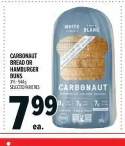 Metro Carbonaut bread or hamburger buns offer