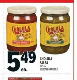 Metro Cholula salsa offer