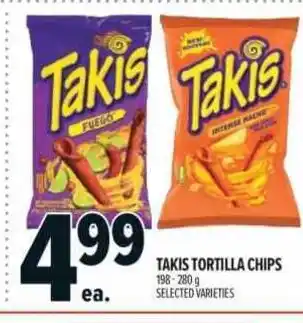 Metro Takis tortilla chips offer
