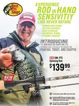 Cabela's Bass Pro Shops XML PTC Spinning Rod offer