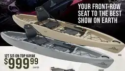 Cabela's Ascend 12T Sit-On-Top Kayak offer