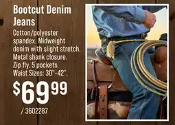 Cabela's Bootcut Denim Jeans offer
