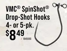 Cabela's VMC SpinShot Drop-Shot Hooks offer
