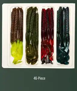Cabela's Bass Pro Shops 46-Piece Ribbontail Worm Kit offer