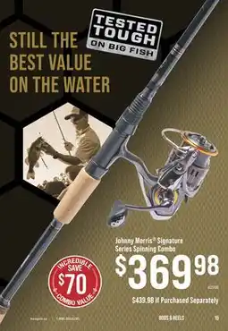 Cabela's Johnny Morris Signature Series Spinning Combo offer