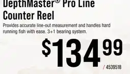 Cabela's DepthMaster Pro Line Counter Reel offer
