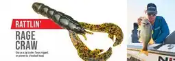 Cabela's Strike King Rattlin' Rage Craw offer