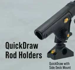 Cabela's Bass Pro Shops Rod Holder Mount - Side Deck Mount offer