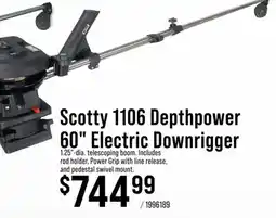 Cabela's Scotty 1106 Depthpower 60 Electric Downrigger offer