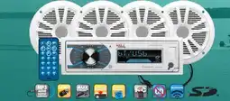 Cabela's Boss audio AM/FM MP3 wireless receiver with bluetooth and 4 speakers offer