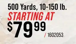 Cabela's PowerPro Braid 500 Yards, 10-150 lb offer