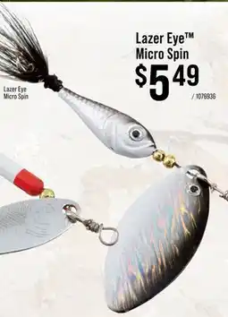 Cabela's Bass Pro Shops Lazer Eye Micro Spin offer