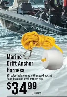 Cabela's Bass Pro Shops Marine Drift Anchor Harness offer