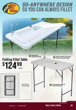 Cabela's Bass Pro Shops Folding Fillet Table offer